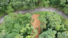 Excesso de chuvas causa interdição da Estrada da Graciosa após deslizamento de terra