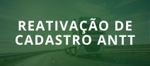 REATIVAÇÃO DE CADASTRO ANTT