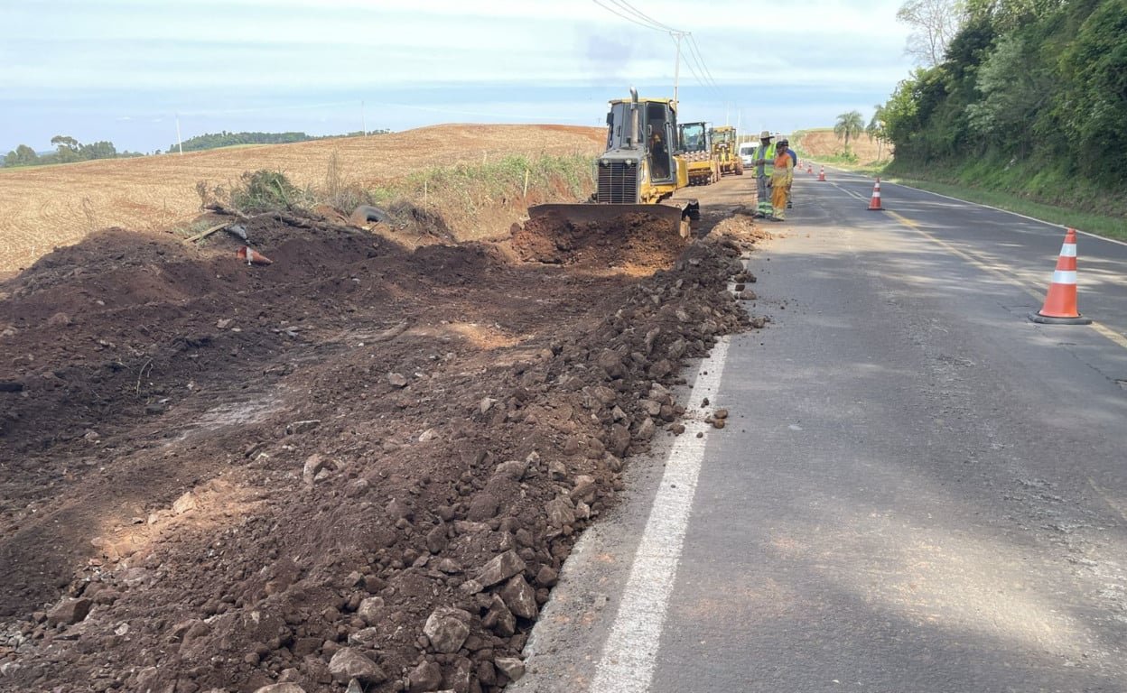 DER/PR inicia obras de ampliação e restauração nas rodovias PR-180 e PR-281, no Sudoeste do Paraná