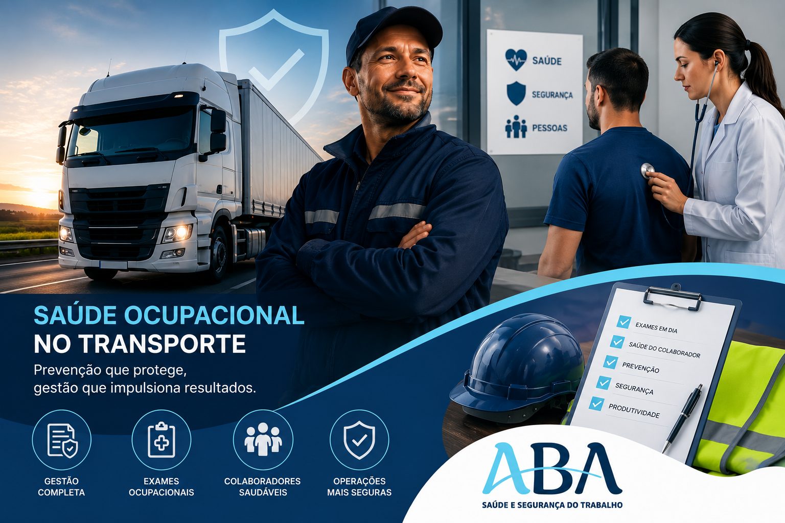 Saúde ocupacional no transporte: prevenção reduz afastamentos e aumenta a segurança nas operações