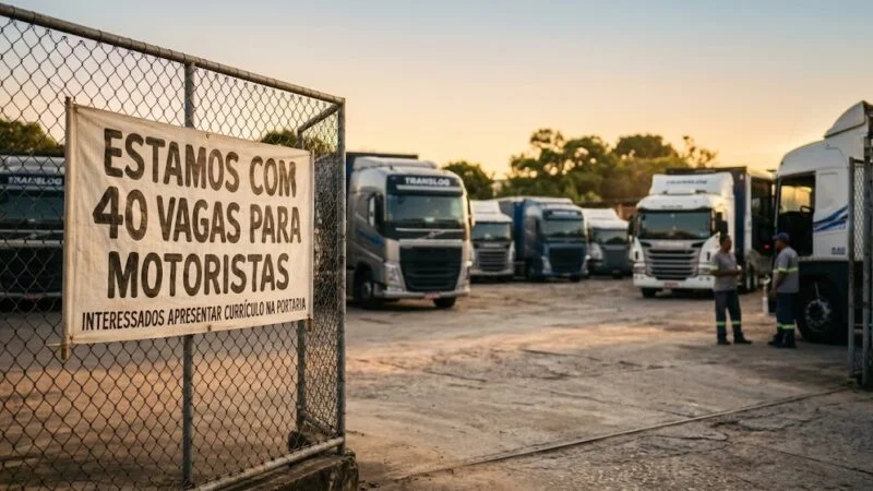 Brasil sofre com falta de caminhoneiros e 88% das transportadoras têm dificuldade para contratar