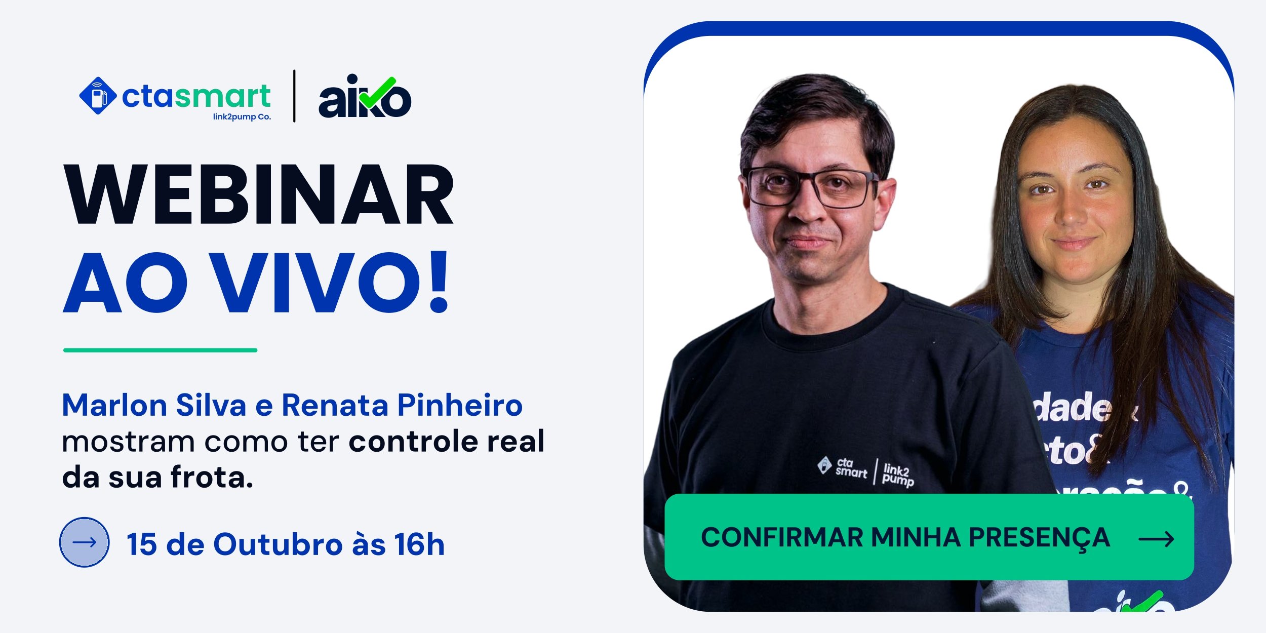 [WEBINAR] ctasmart e Aiko se unem para combater o desperdício de combustível nas frotas